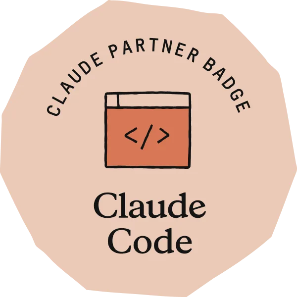 Claude Partner Badge for Claude Code, issued by Anthropic
